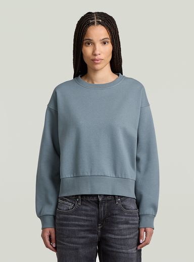 Premium Core Cropped Loose Sweater